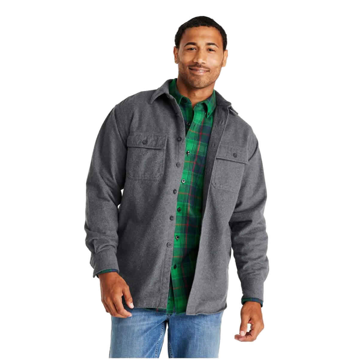 エルエルビーン)L.L.Bean メンズ シャミー・クロス・シャツ | mash!