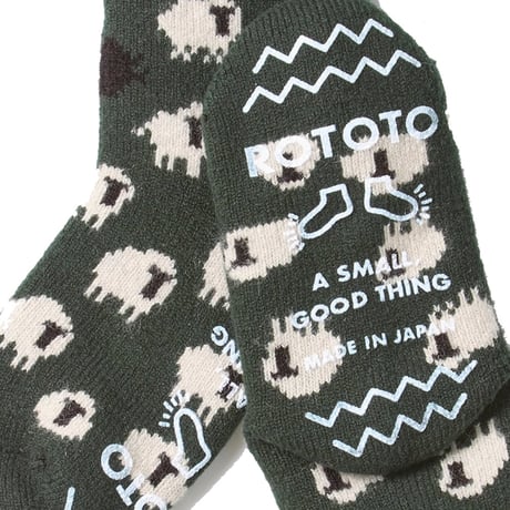 (ロトト)ROTOTO PILE ROOM SOCKS ”SHEEP” R1559
