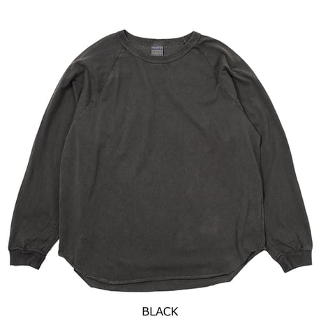 (ワラワラスポーツ)WALLA WALLA SPORT PIGMENT DYE L/S BASEBALL TEE