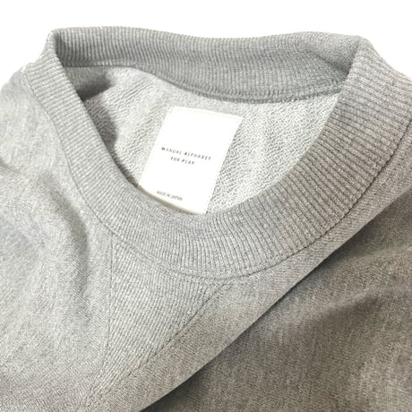 (マニュアルアルファベット)Manual Alphabet QUICK DRY CREW NECK クイックドライクルーネック