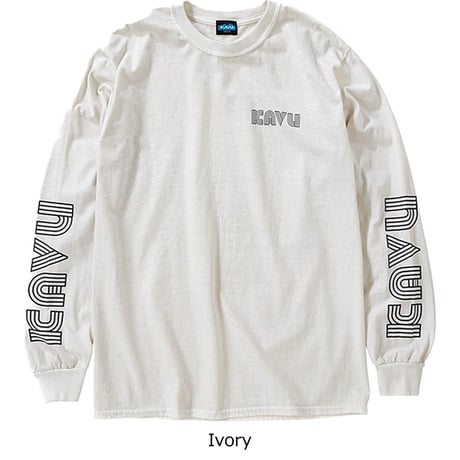 (カブー)KAVU メンズ スリーブプリントロングスリーブ Tシャツ
