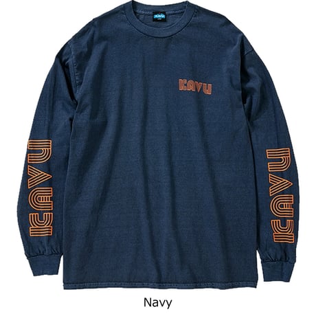 (カブー)KAVU メンズ スリーブプリントロングスリーブ Tシャツ