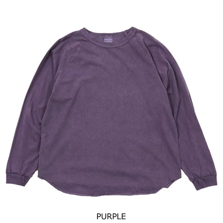 (ワラワラスポーツ)WALLA WALLA SPORT PIGMENT DYE L/S BASEBALL TEE