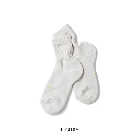 (ロトト)ROTOTO EVERYDAY PILE MINI CREW SOCKS R1520