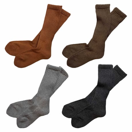 (ロトト)RoToTo LOOSE PILE CREW SOCKS ルーズパイルソックス R1334
