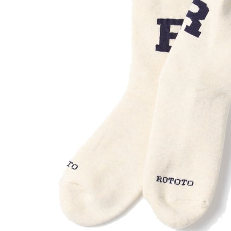 (ロトト)ROTOTO RAFFY SWEAT SOCKS ”R LOGO” R1552