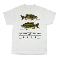 (リバティグラフィックス)Liberty Graphics Bass & Lures Ash T-shirt