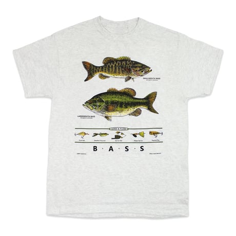 (リバティグラフィックス)Liberty Graphics Bass & Lures Ash T-shirt