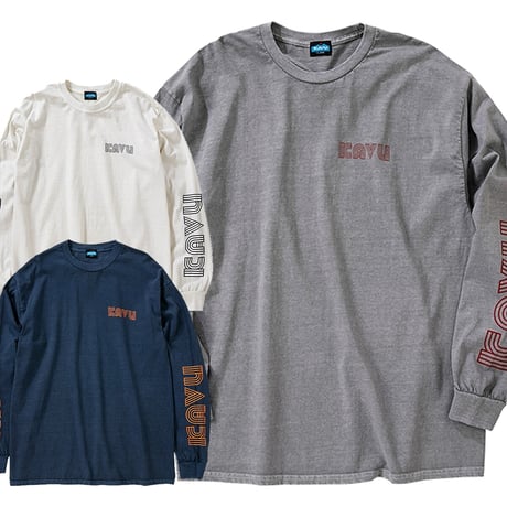(カブー)KAVU メンズ スリーブプリントロングスリーブ Tシャツ