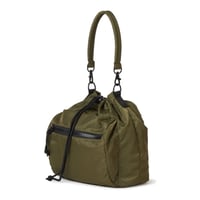 (ニューエラ)NEW ERA 2WAY ドローストリング ポーチ 3L ナイロンツイル オリーブ