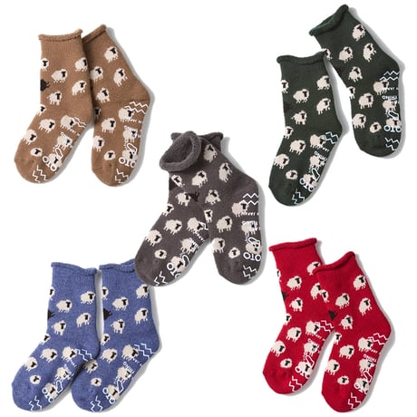 (ロトト)ROTOTO PILE ROOM SOCKS ”SHEEP” R1559