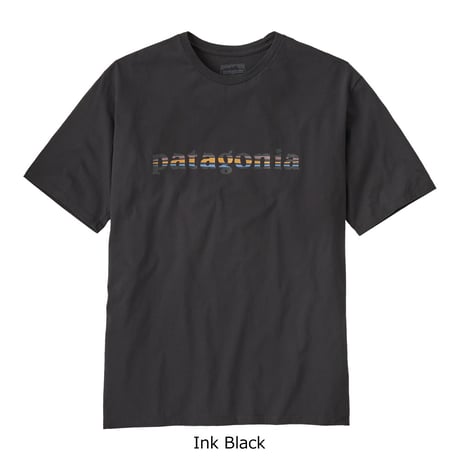 (パタゴニア)Patagonia メンズ・'73 テキスト・ロゴ・オーガニック・Tシャツ