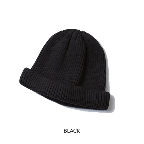 (ロトト)ROTOTO COTTON ROLL UP BEANIE R5021