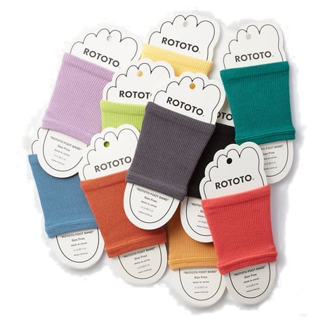 (ロトト)ROTOTO FOOT BAND “RECYCLE POLYESTER ＆ ORGANIC COTTON” R1457