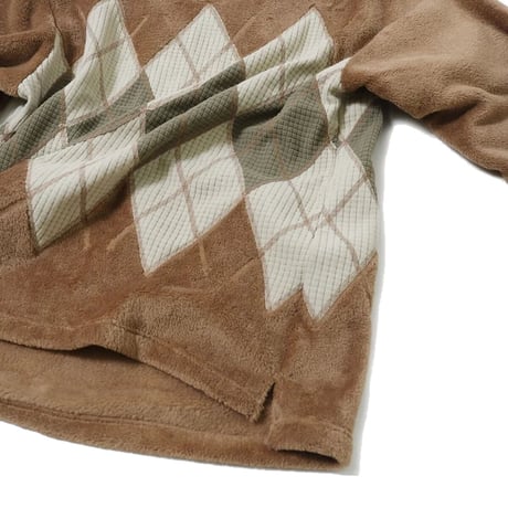 (バーラップアウトフィッター)Burlap Outfitter ARGYLE FLEECE CREW TOP