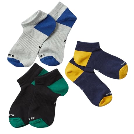 (ロトト)ROTOTO ORGANIC COTTON ＆ RECYCLE POLYESTER ANKLE SOCKS R1405