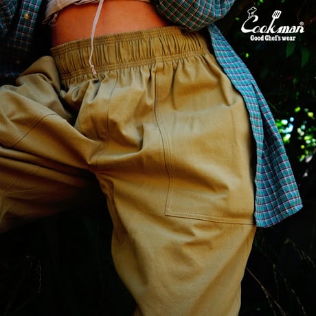(クックマン)Cookman ハーヴェストパンツ Harvest Pants Cropped Canvas Beige