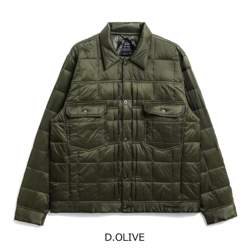 タイオン)TAION ベーシック Gジャン ダウンジャケット TAION-109GJ | m