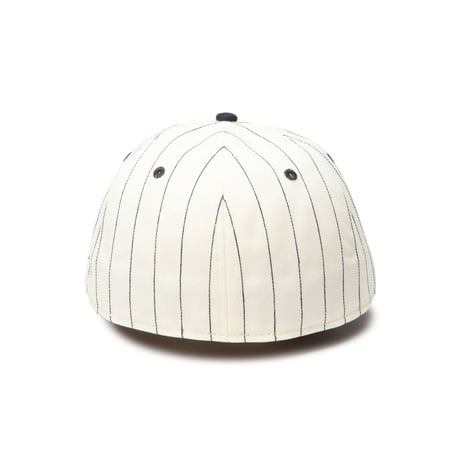 (ニューエラ)NEW ERA RC 59FIFTY フラットバイザー MLB Heritage Collection ニューヨーク・ヤンキース クーパーズタウン クロームピンストライプ