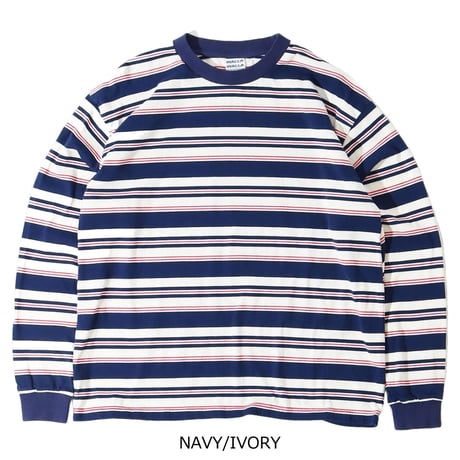 (ワラワラスポーツ)WALLA WALLA SPORT L/S STRIPE TEE