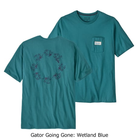 (パタゴニア)Patagonia メンズ・ウォーター・ピープル・オーガニック・ポケット・Tシャツ