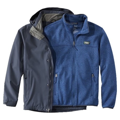 (エルエルビーン)L.L.Bean セーター・フリース 3イン1 ジャケット