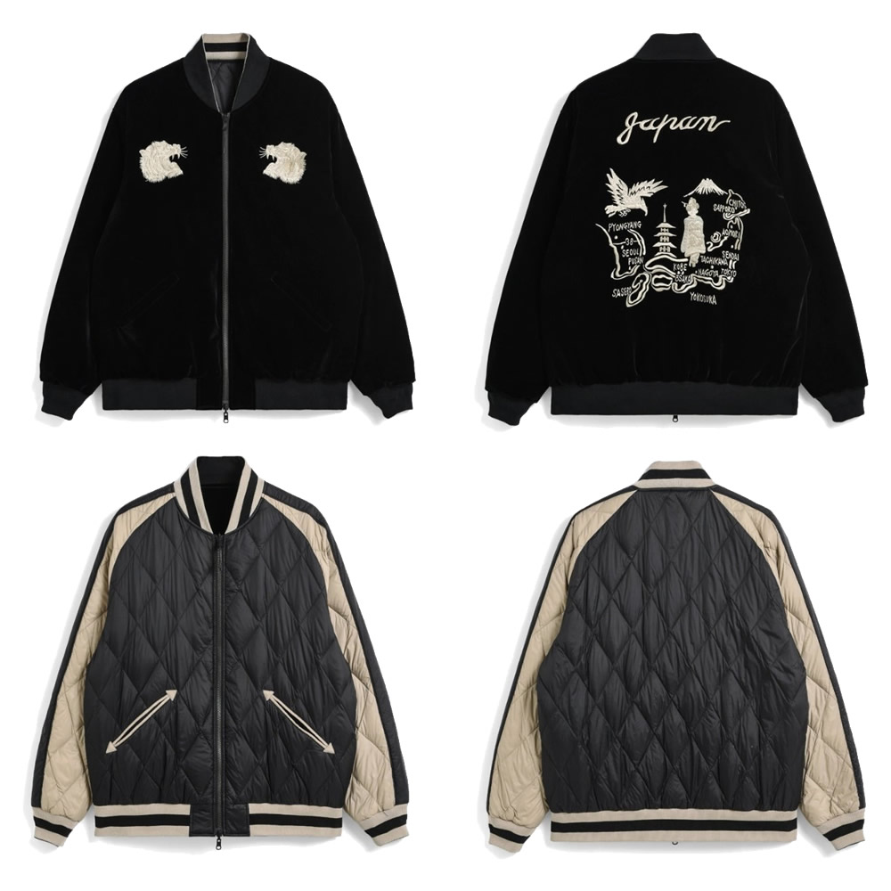 タイオン)TAION ジャパンスペシャル リバーシブル スカジャン