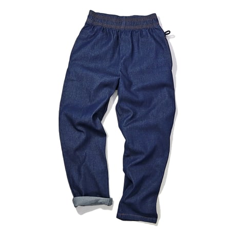 (クックマン)Cookman シェフパンツ セミワイド Chef Pants Semiwide Denim Navy