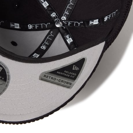(ニューエラ)NEW ERA RC 9FIFTY レザーストラップ Corduroy コーデュロイ ロサンゼルス・ドジャース ブラック