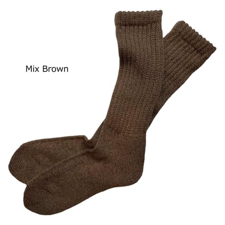 (ロトト)RoToTo LOOSE PILE CREW SOCKS ルーズパイルソックス R1334