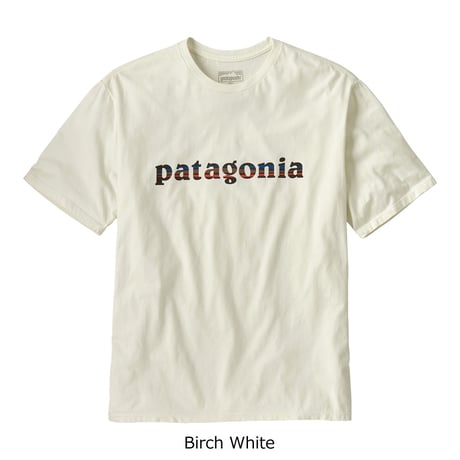 (パタゴニア)Patagonia メンズ・'73 テキスト・ロゴ・オーガニック・Tシャツ