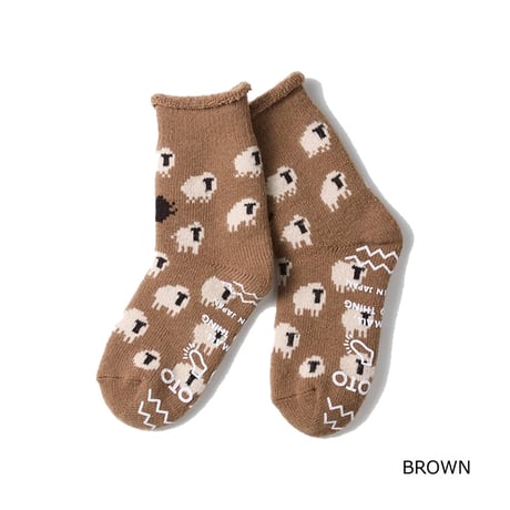 (ロトト)ROTOTO PILE ROOM SOCKS ”SHEEP” R1559