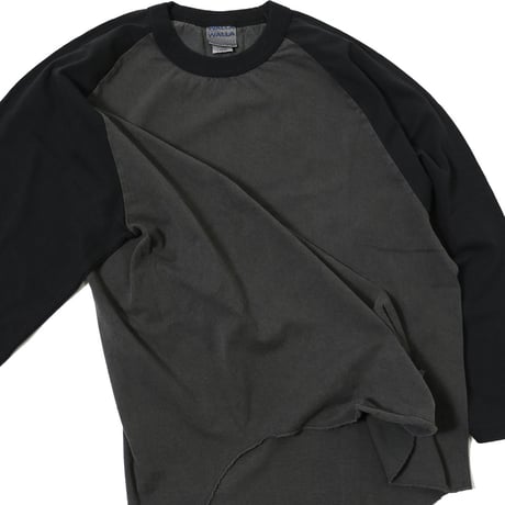 (ワラワラスポーツ)WALLA WALLA SPORT PIGMENT DYE 2-TONE B.B. TEE