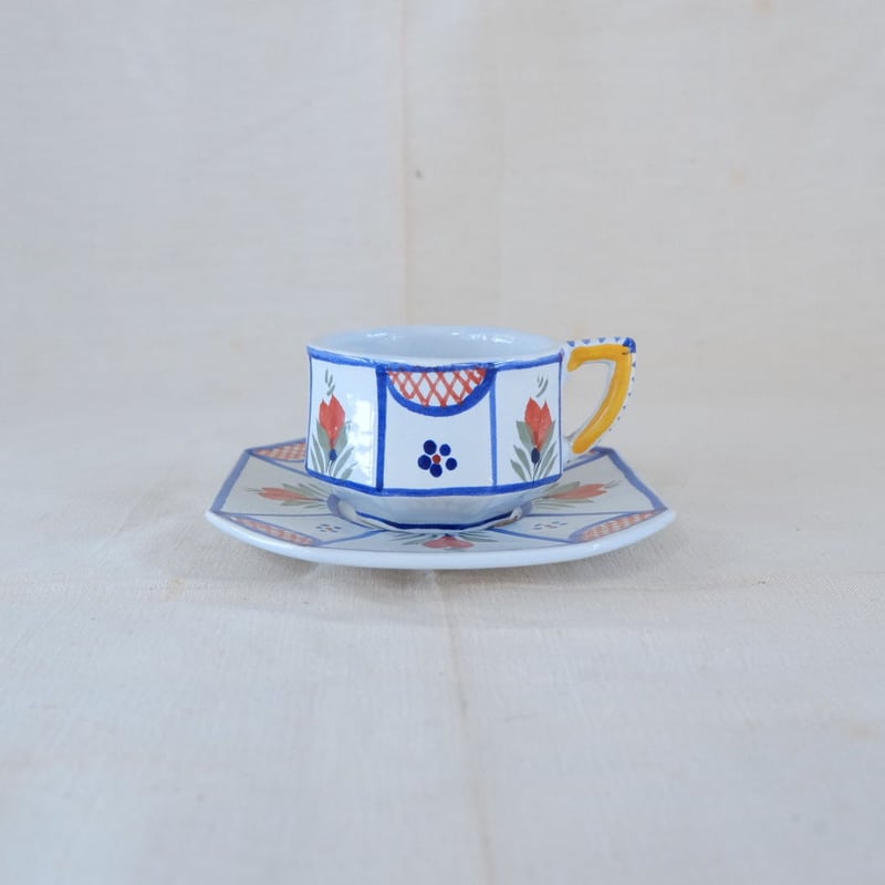 Henriot Quimper cup &saucer | ゆるりの余白