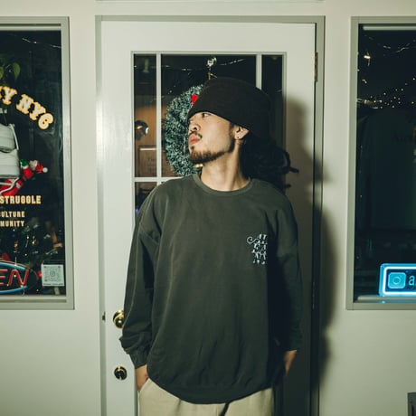Smokey Revival Pigment Light Weight Sweater