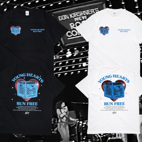 Young Hearts Run Free Tee / Black