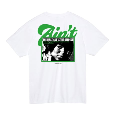 The First Cut Is The Deepest Tee/ White