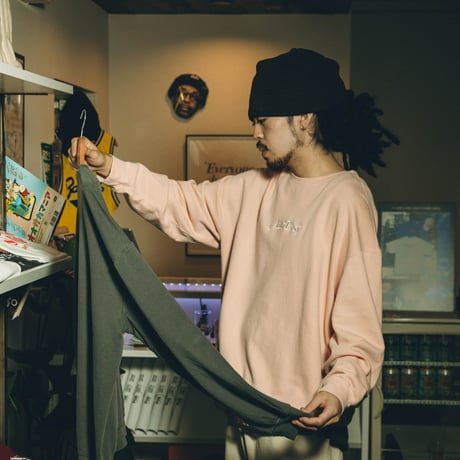 Pigment Light Weight Sweater / Smokey Pink