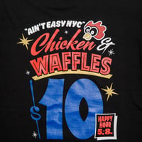 Chicken & Waffles Tee / Black