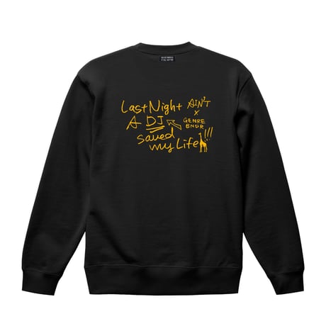 GENRE BNDR X AIN'T コラボSweater / Black x Yellow