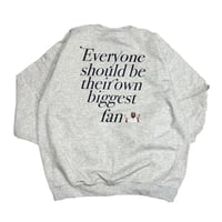 Ka*ye “Should Be Biggest Fan” Hoodie - Ash -