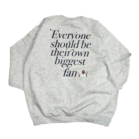 Ka*ye “Should Be Biggest Fan” Hoodie - Ash -