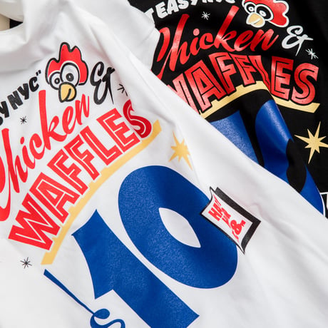 Chicken & Waffles Tee / Black