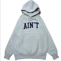 AIN’T Varsity Logo Hoodie 【Ash】