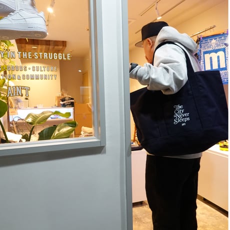16 Onz オーバー Heavy Tote Bag -The City Never Sleeps