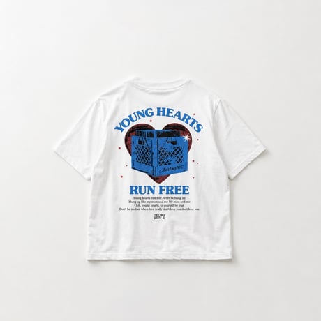 Young Hearts Run Free Tee / White