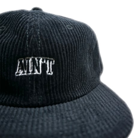コーデュロイ6 Panel Cap Black