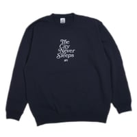 The City Never Sleeps Crewneck Navy