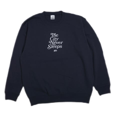 The City Never Sleeps Crewneck Navy