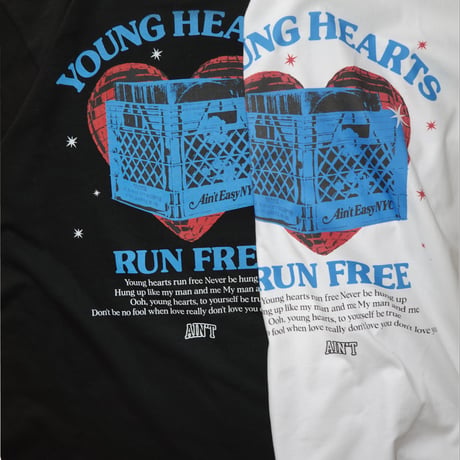 Young Hearts Run Free Tee / Black